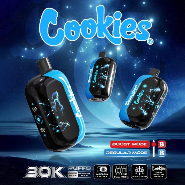 COOKIES 30000 PUFFS DISPOSABLE VAPE 5CT/DISPLAY